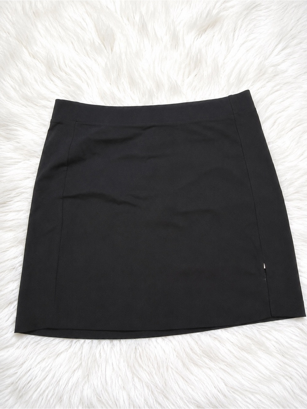Black Mini Skirt Women’s Career Office Stretch Size xl